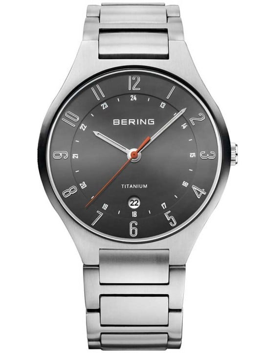 orologio uomo Bering 11739-772 Titanium Men's 39mm 5 ATM