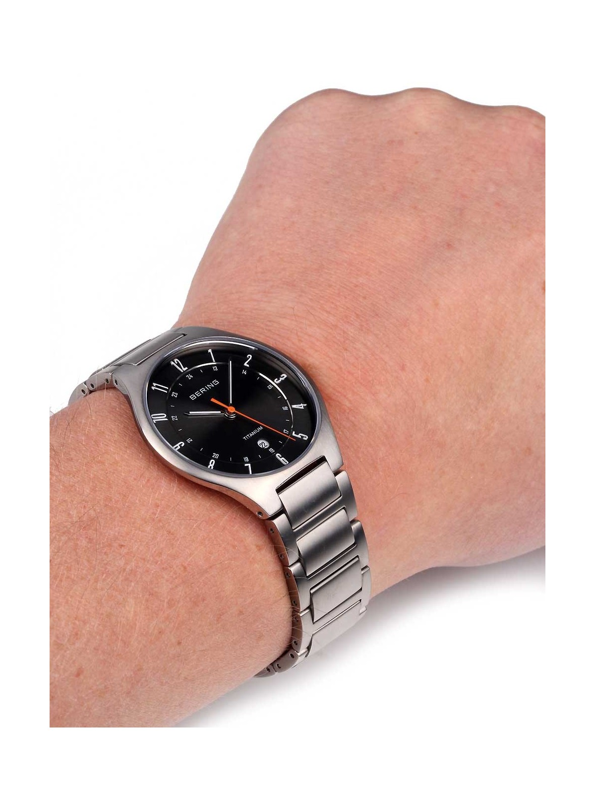 orologio uomo Bering 11739-772 Titanium Men's 39mm 5 ATM