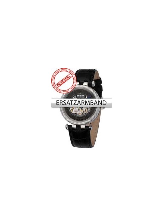 Perigaum Replacement Strap in Black for Millennium Automatic P-0604-SS