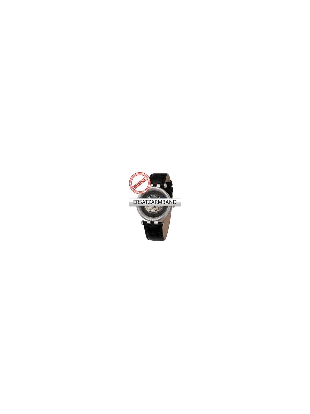Perigaum Replacement Strap in Black for Millennium Automatic P-0604-SS