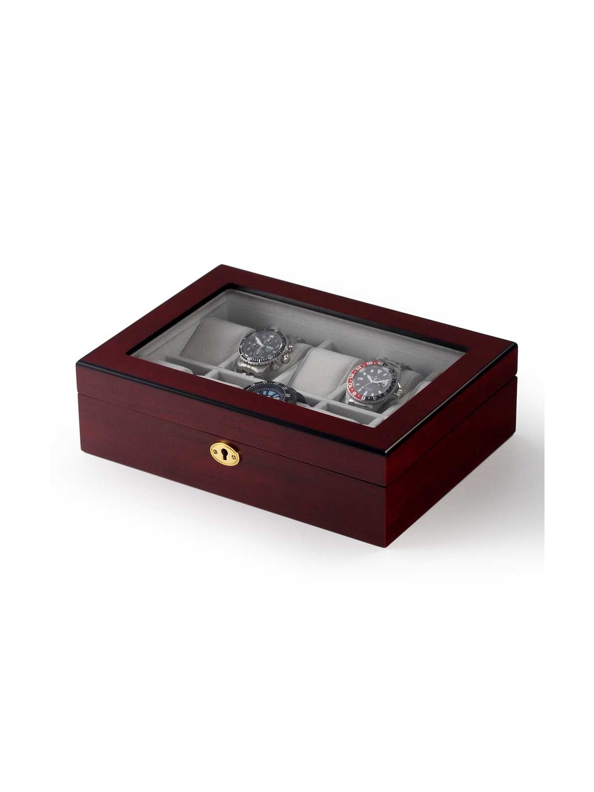 scatola orologio Rothenschild Watch Box RS-1087-10C for 10 Watches Cherry