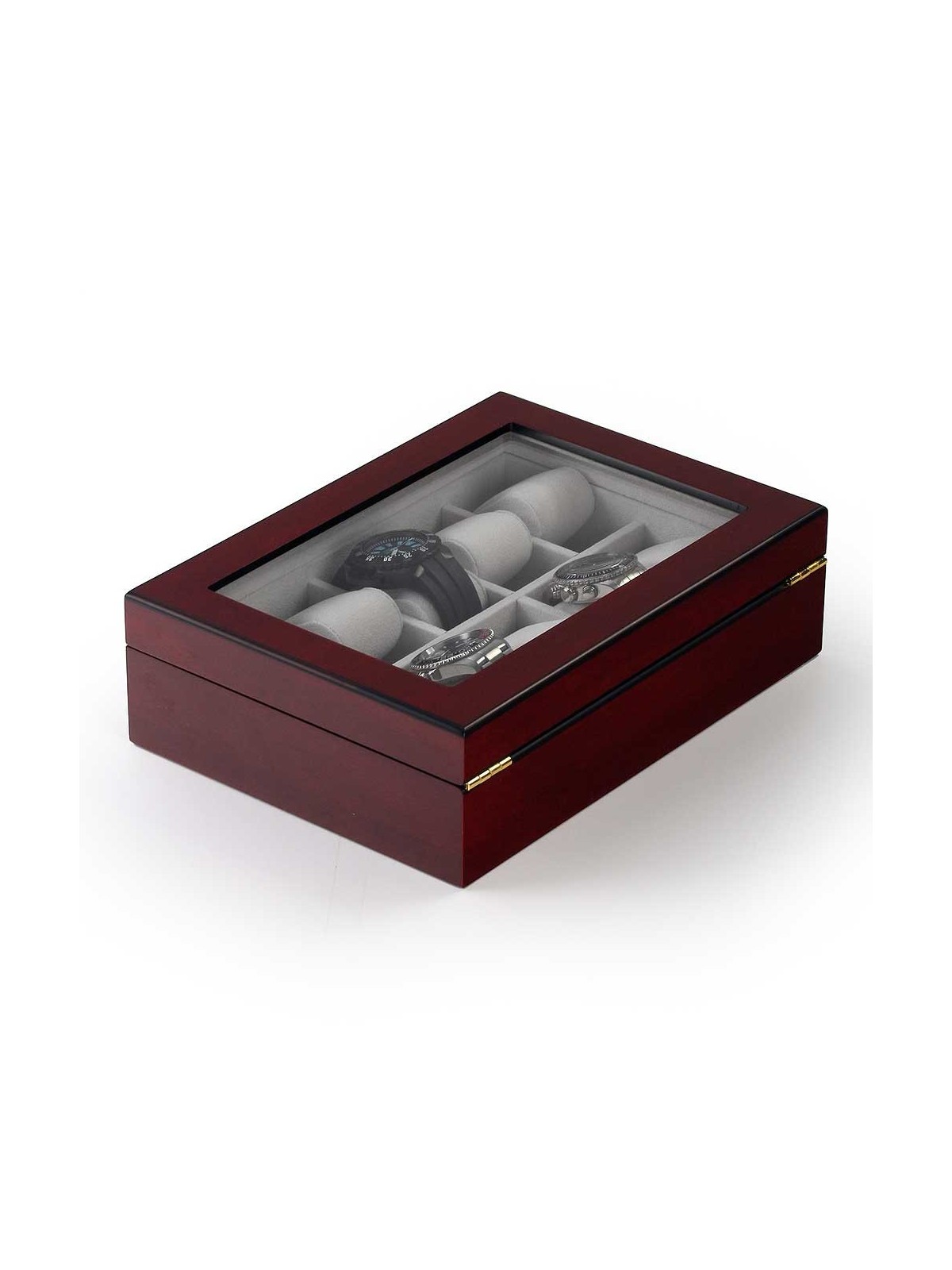 scatola orologio Rothenschild Watch Box RS-1087-10C for 10 Watches Cherry