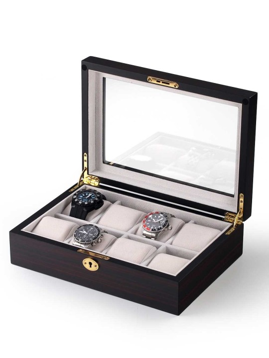 scatola orologio Rothenschild Watch Box RS-2105-8E for 8 Watches Ebony