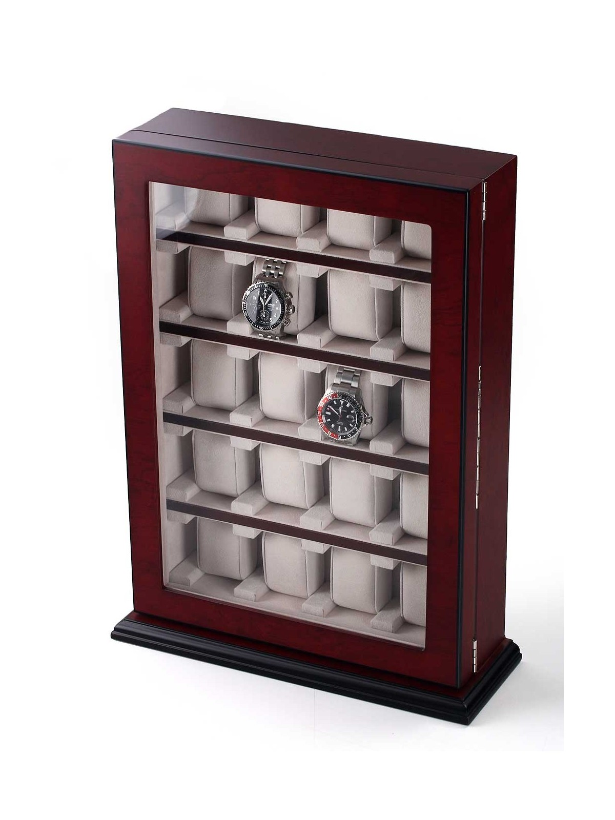 scatola orologio Rothenschild Watch Showcase RS-1100-20BU for 20 Watches Bubinga