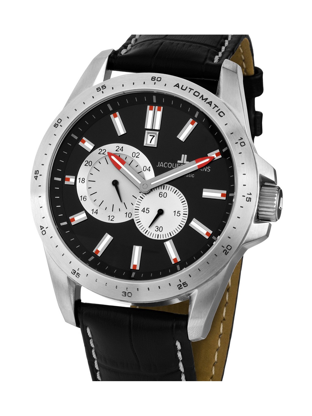 orologio uomo Jacques Lemans 1-1775A Liverpool Automatic Mens Watch 48mm 10 ATM