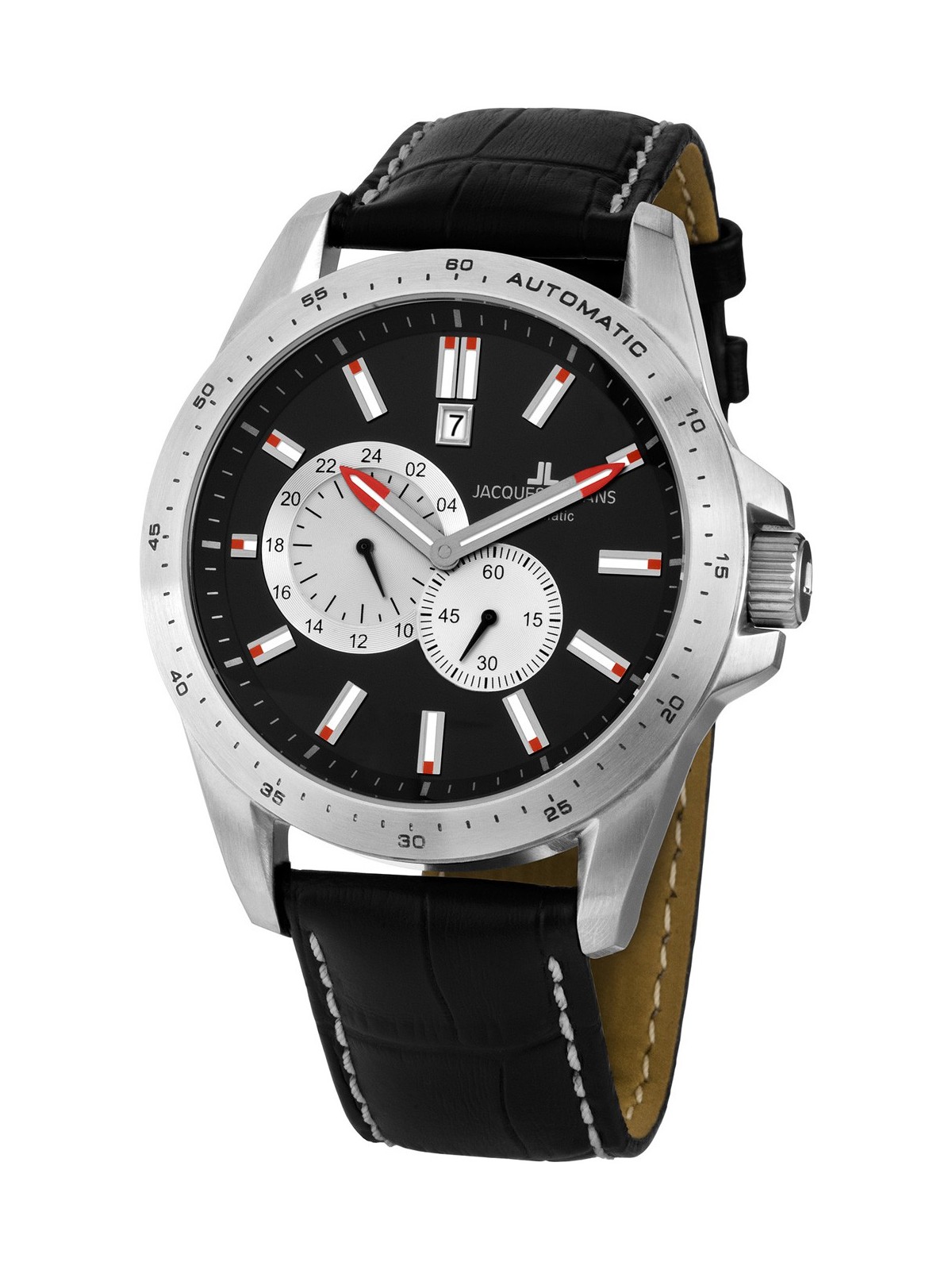 orologio uomo Jacques Lemans 1-1775A Liverpool Automatic Mens Watch 48mm 10 ATM