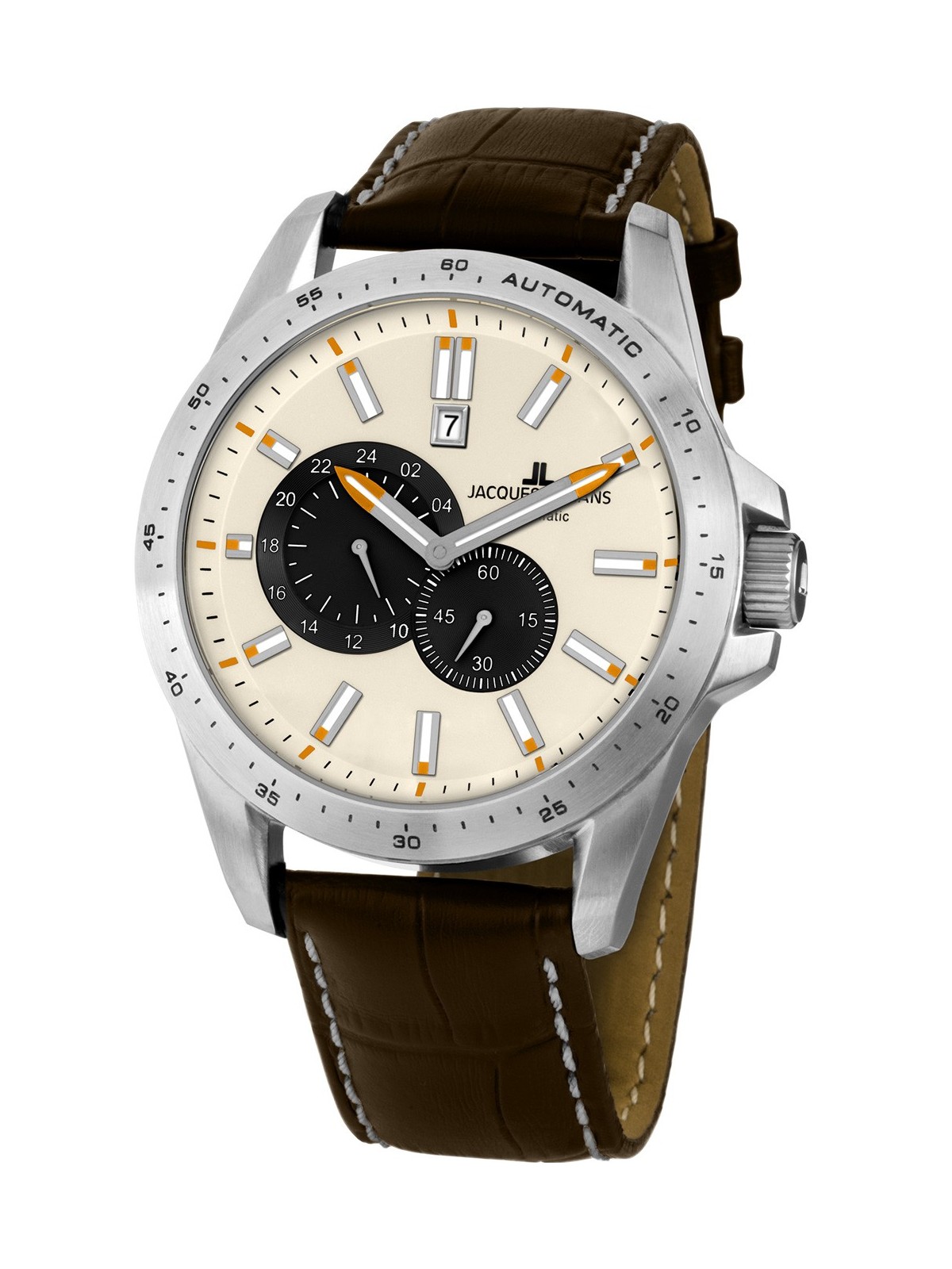 orologio uomo Jacques Lemans 1-1775B Liverpool Automatic Mens Watch 48mm 10 ATM