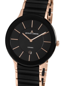 orologio uomo Jacques Lemans 1-1855C Dublin Ceramic Mens Watch 38mm 5 ATM