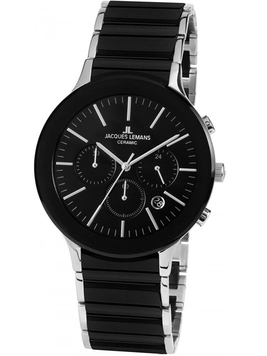 orologio uomo Jacques Lemans 1-1854C Dublin Ceramic Chronograph Mens Watch