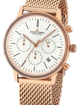 orologio unisex Jacques Lemans N-209ZM Retro Classic Chronograph Unisex 40mm 5 ATM