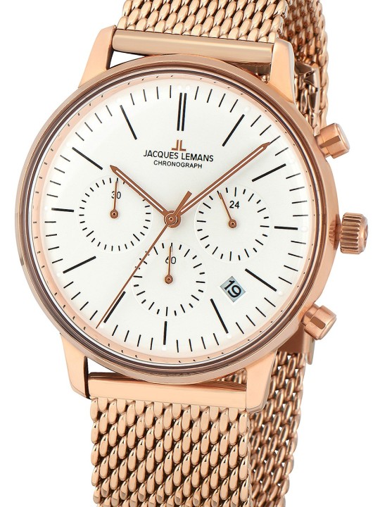 orologio unisex Jacques Lemans N-209ZM Retro Classic Chronograph Unisex 40mm 5 ATM