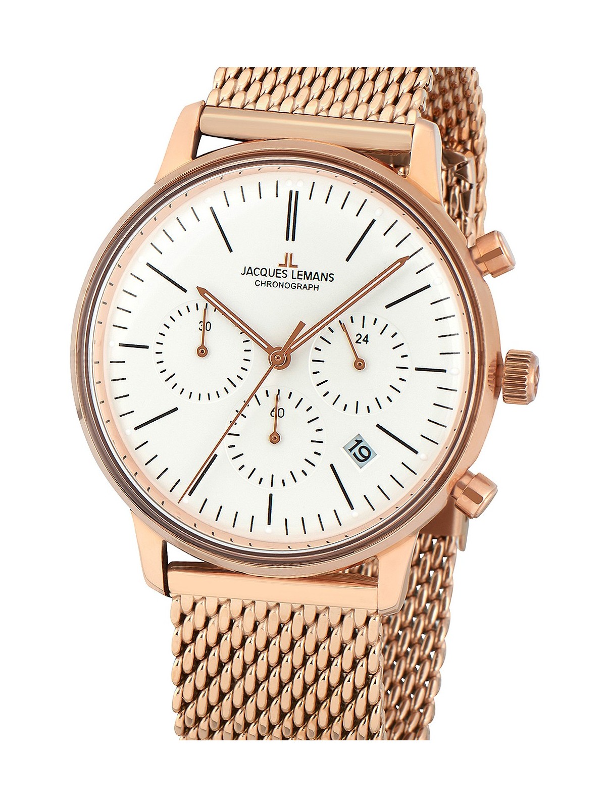 orologio unisex Jacques Lemans N-209ZM Retro Classic Chronograph Unisex 40mm 5 ATM