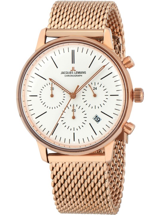 orologio unisex Jacques Lemans N-209ZM Retro Classic Chronograph Unisex 40mm 5 ATM