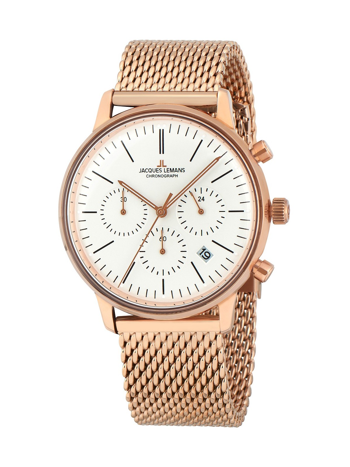 orologio unisex Jacques Lemans N-209ZM Retro Classic Chronograph Unisex 40mm 5 ATM