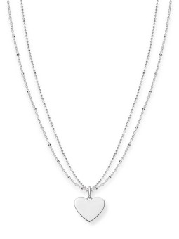 collana donna Thomas Sabo Necklace LBKE0004-001-12 925 with Pendant heart 40-45cm