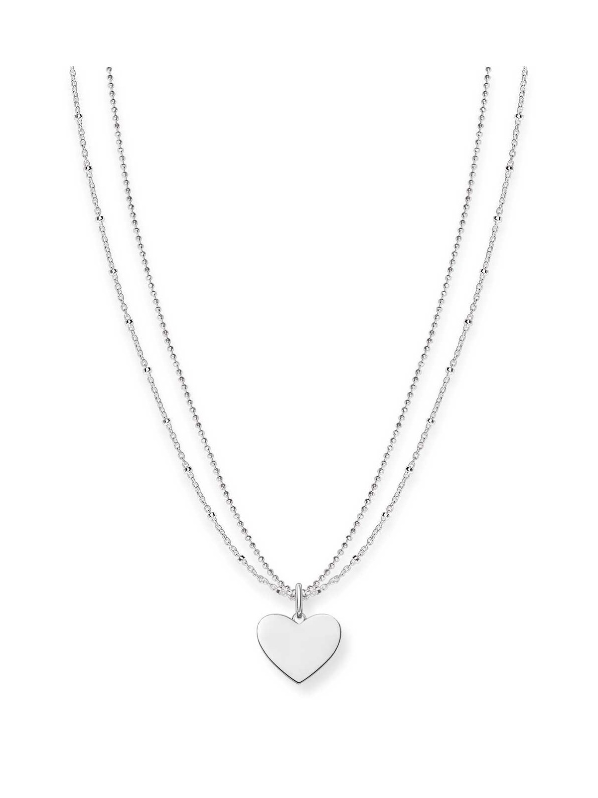 collana donna Thomas Sabo Necklace LBKE0004-001-12 925 with Pendant heart 40-45cm