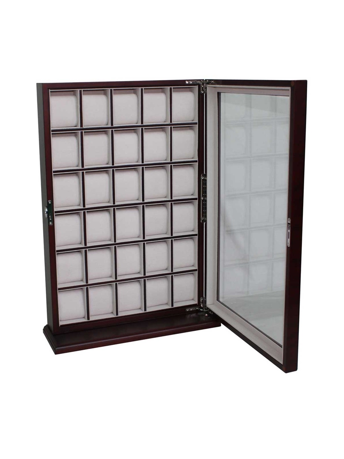 scatola orologio Rothenschild Watch Showcase RS-1135-30BU for 30 Watches Bubinga