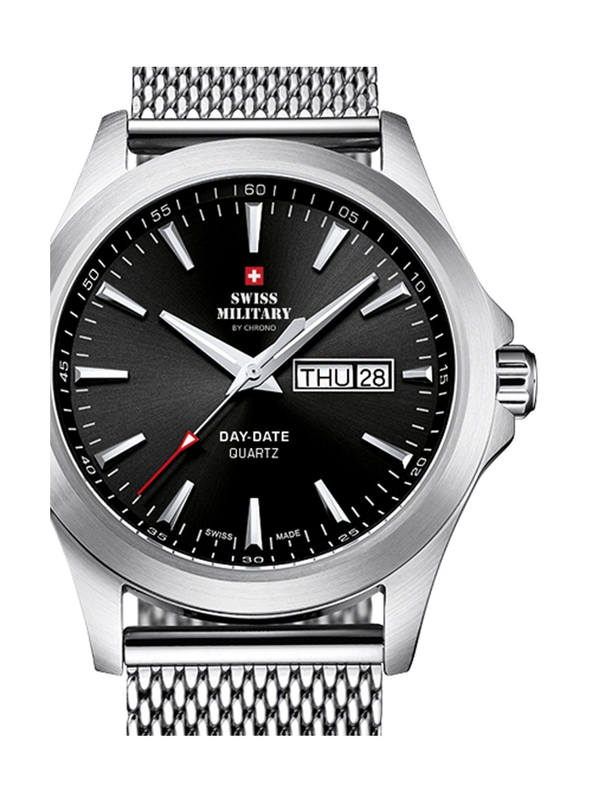 orologio uomo Swiss Military SMP36040.01 Men's 42mm 5 ATM