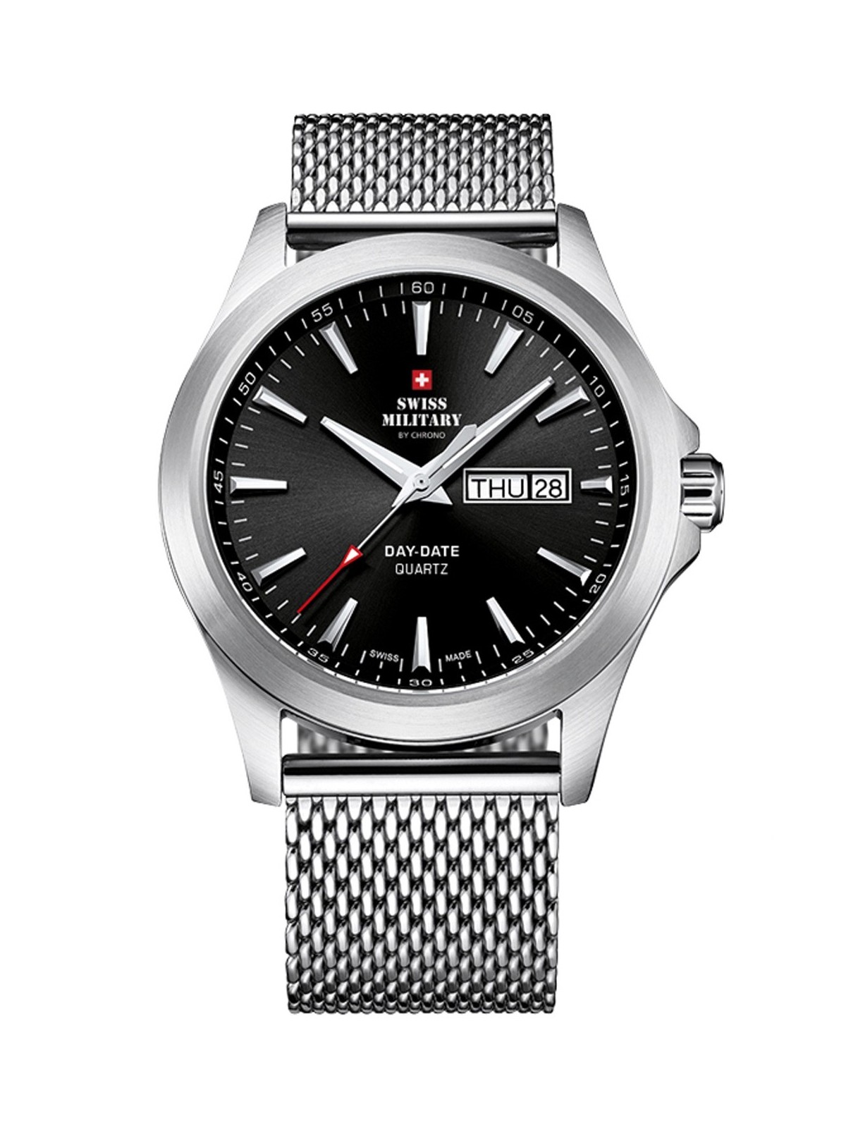 orologio uomo Swiss Military SMP36040.01 Men's 42mm 5 ATM