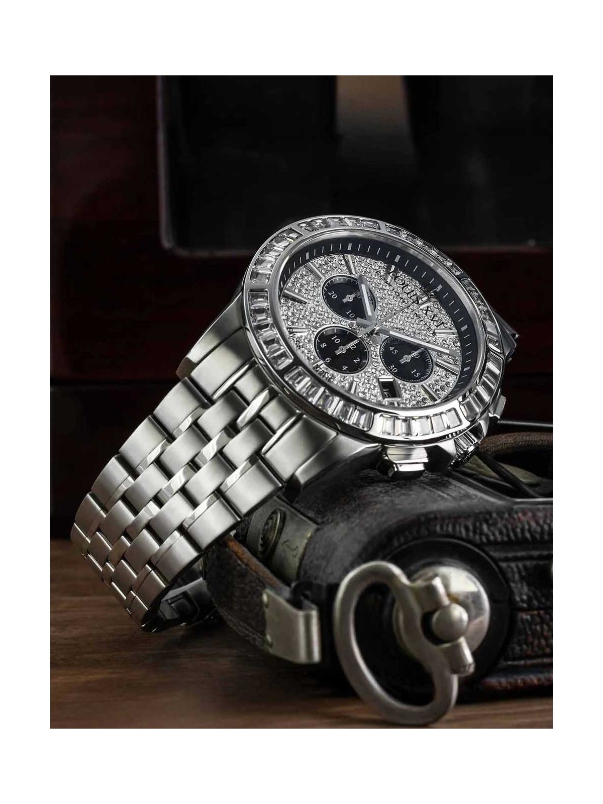 orologio uomo Louis XVI LXVI1131 Mens Watch Majesté Iced Out Baguette 43mm 5ATM