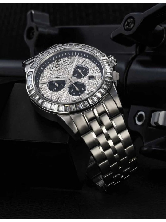 orologio uomo Louis XVI LXVI1131 Mens Watch Majesté Iced Out Baguette 43mm 5ATM