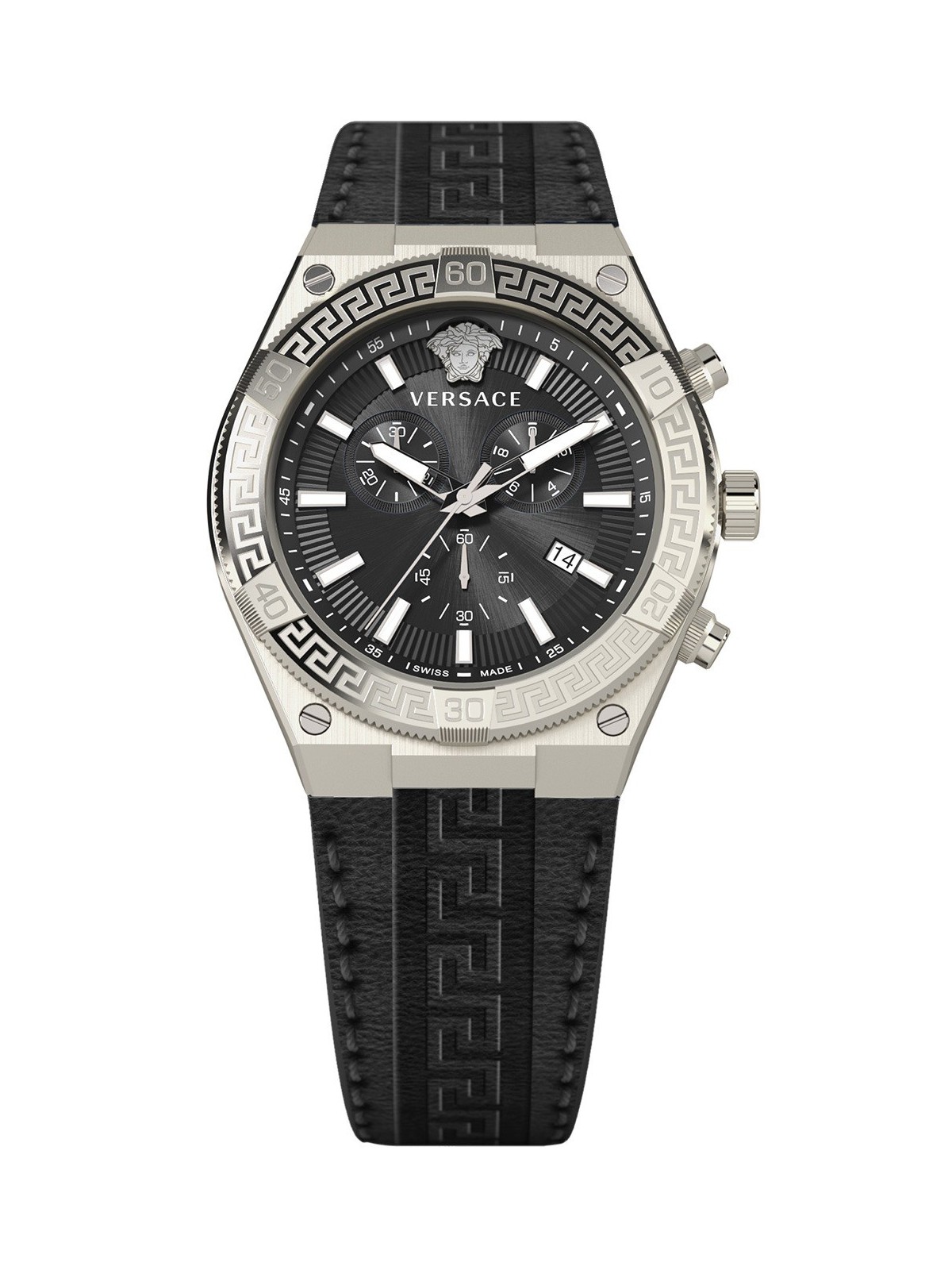 orologio uomo Versace VESO00222 Mens Watch Sporty Greca Chrono 46mm 5ATM