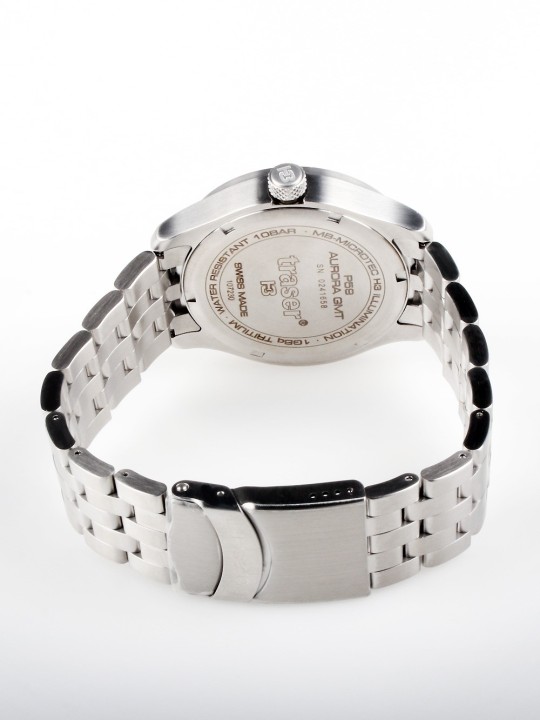 orologio uomo Traser H3 107232 P59 Aurora GMT 42mm 10 ATM