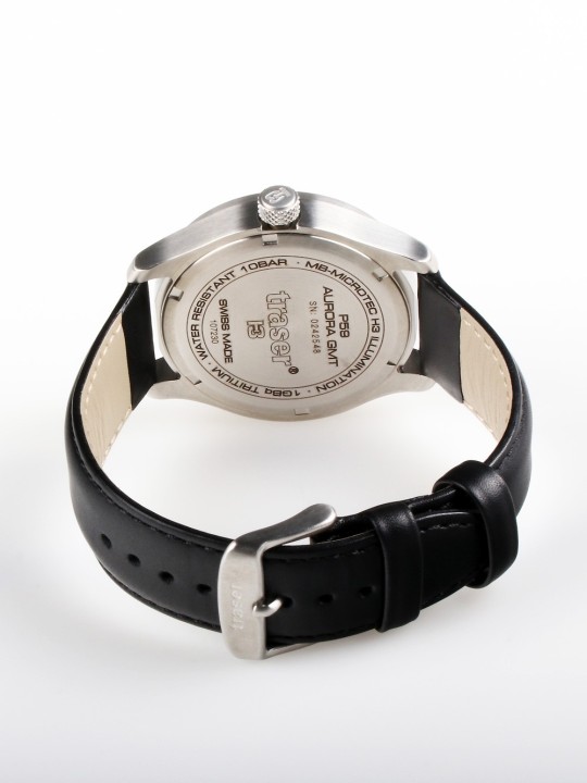 orologio uomo Traser H3 107231 P59 Aurora GMT 42mm 10 ATM