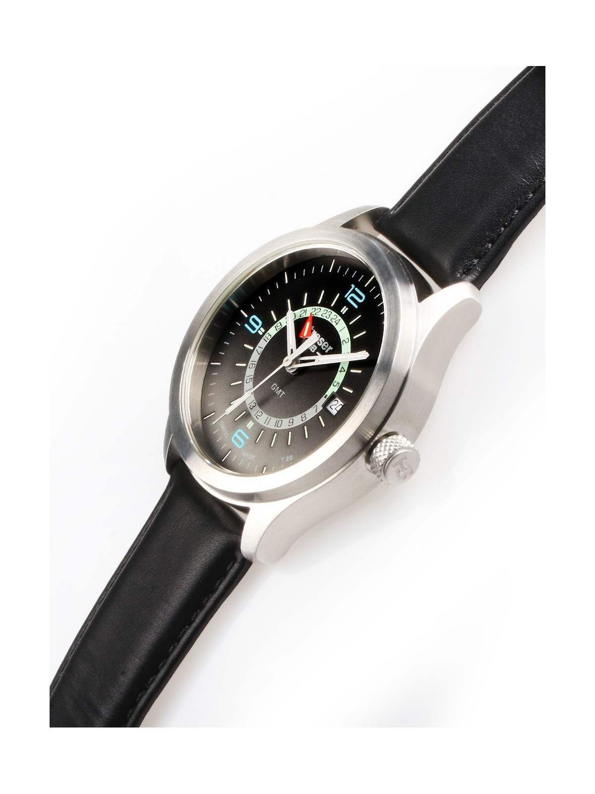 orologio uomo Traser H3 107231 P59 Aurora GMT 42mm 10 ATM