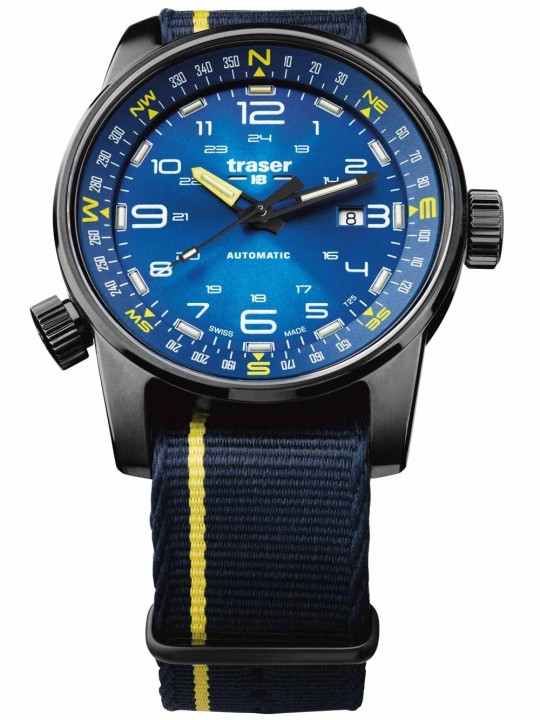 orologio uomo Traser H3 107719 P68 Pathfinder Automatic 46mm 10 ATM