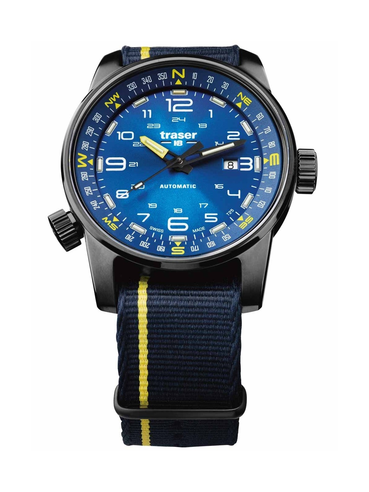 orologio uomo Traser H3 107719 P68 Pathfinder Automatic 46mm 10 ATM
