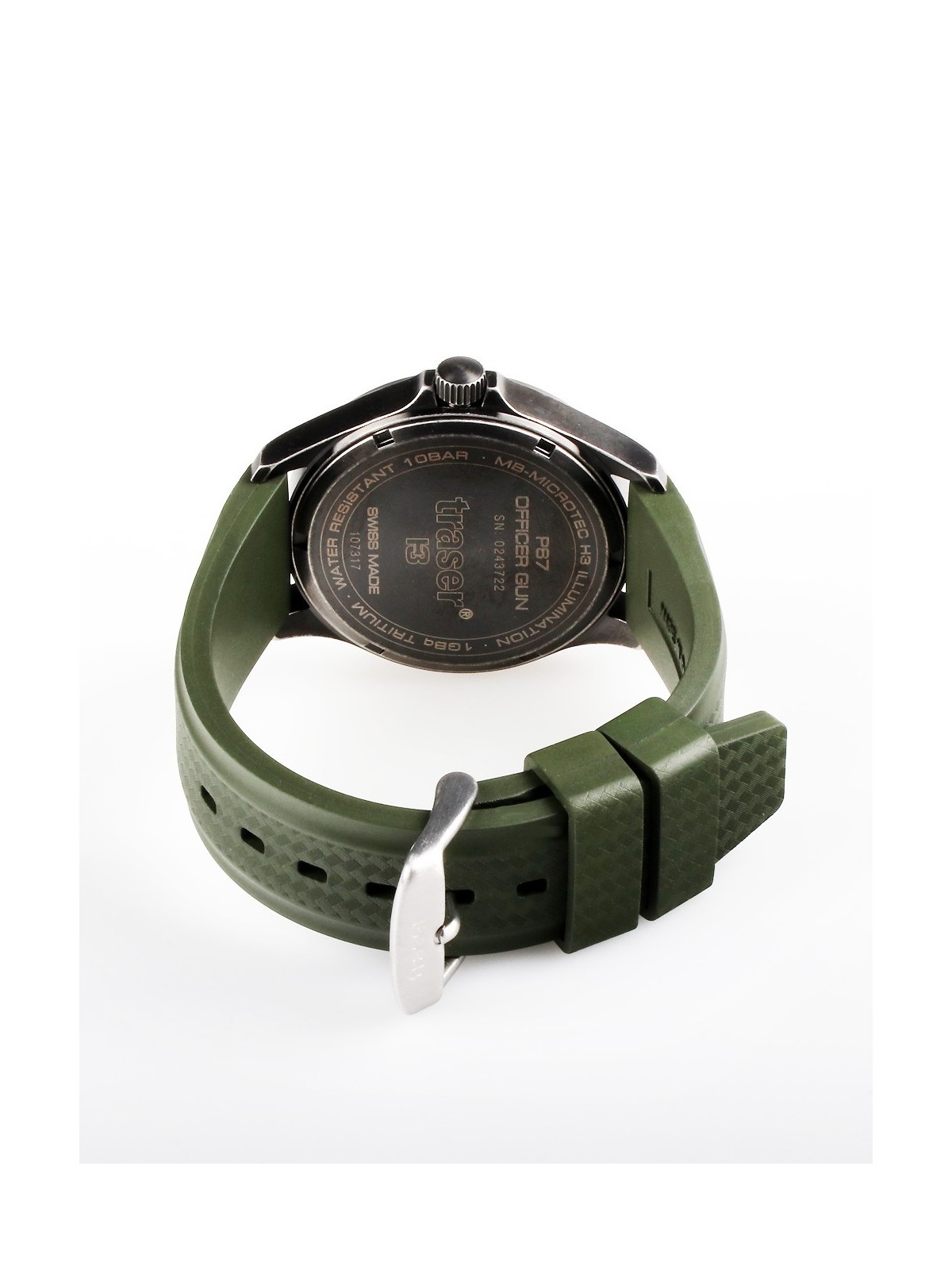 orologio uomo Traser H3 107424 P67 Officer Pro Gun 42mm 10 ATM