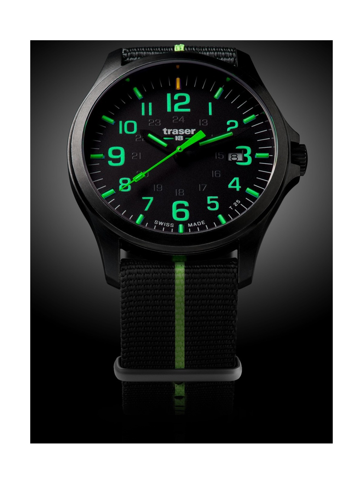 orologio uomo Traser H3 107426 P67 Officer Pro Gun 42mm 10 ATM