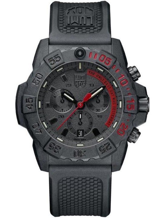 orologio uomo Luminox XS.3581.EY Navy Seal Chronograph 45mm 20 ATM