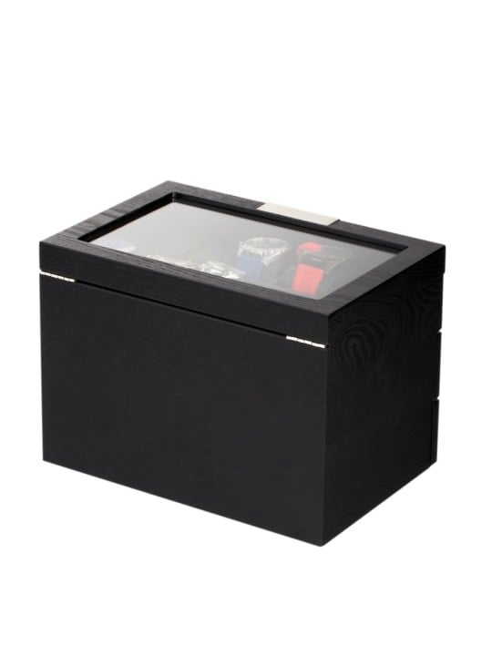 scatola orologio Rothenschild Watch Box RS-2350-30BL for 30 Watches Black