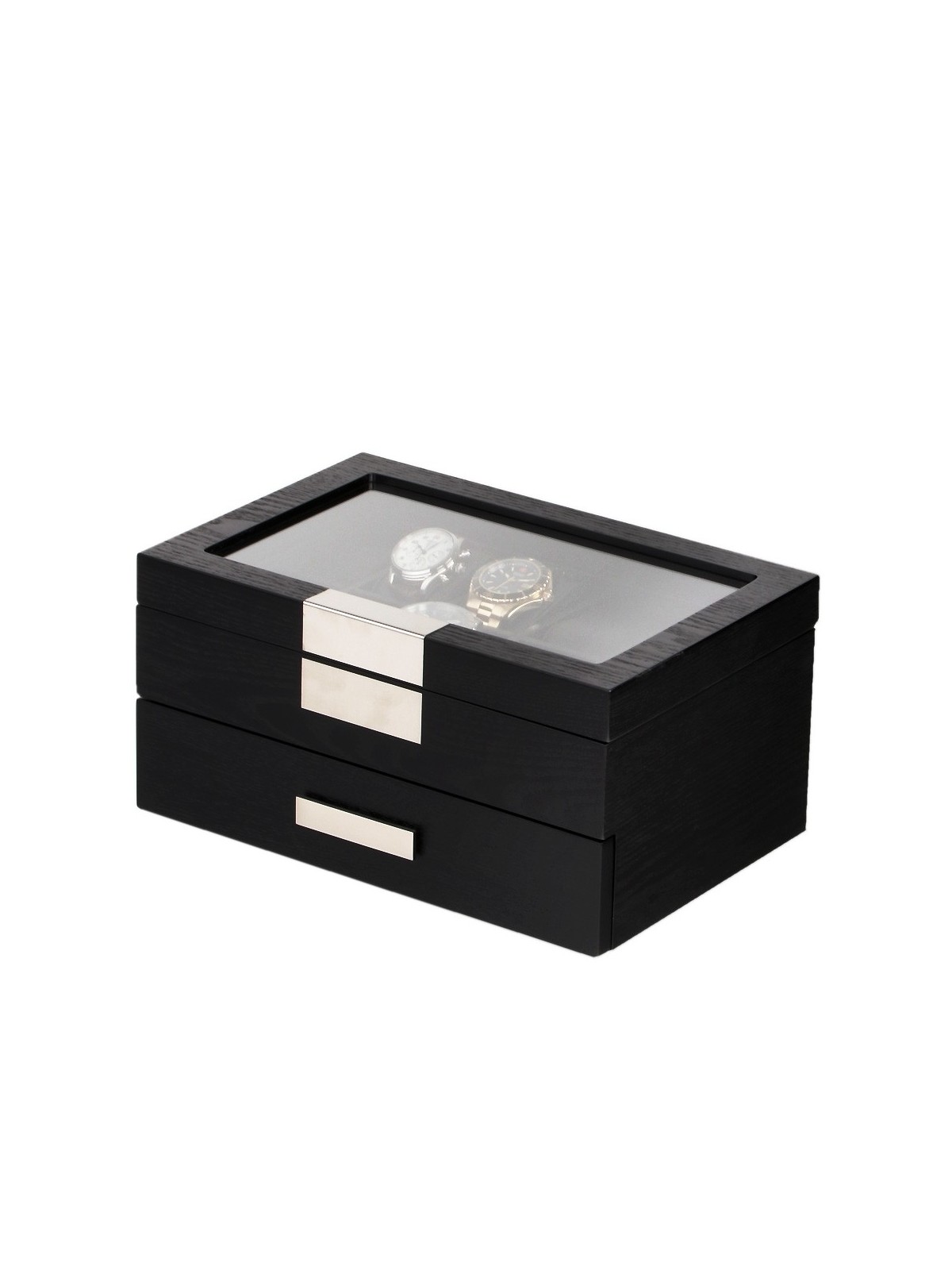 scatola orologio Rothenschild Watch Box RS-2350-20BL for 20 Watches Black