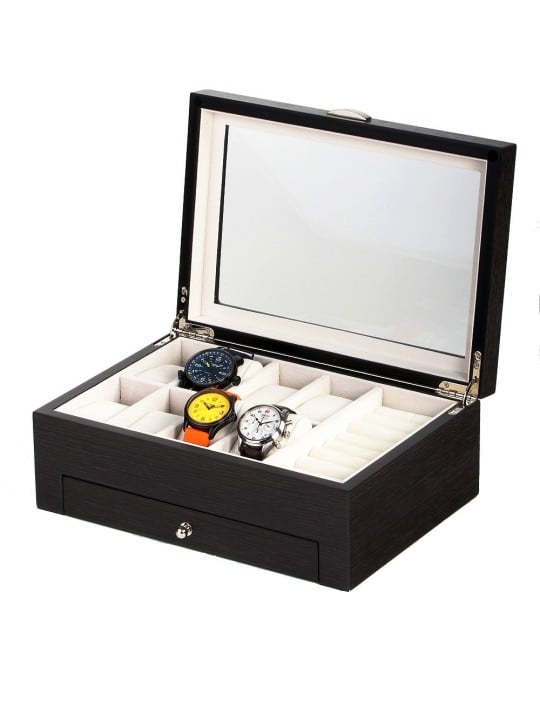scatola orologio Rothenschild Watches & Jewellery Box RS-2271-GI for 8 Watches