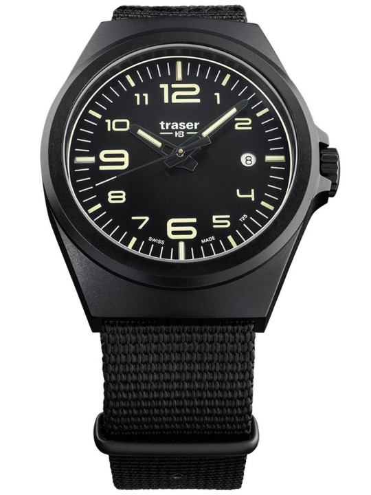 orologio uomo Traser H3 108218 P59 Esssential M Black Men's 42mm 10ATM