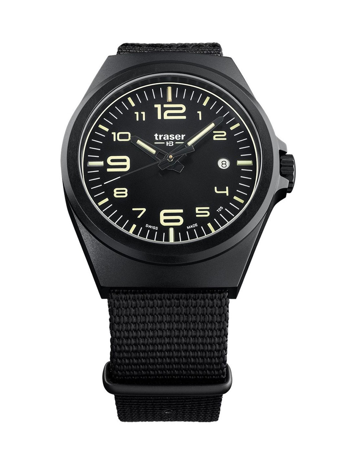 orologio uomo Traser H3 108218 P59 Esssential M Black Men's 42mm 10ATM