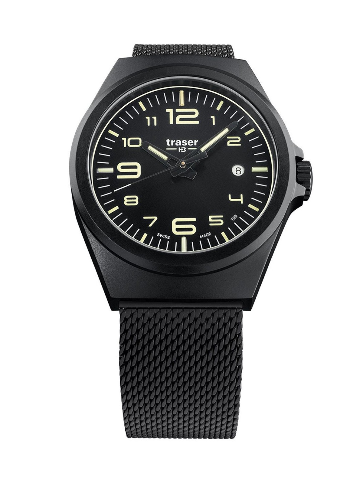 orologio uomo Traser H3 108206 P59 Esssential M Black Men's 42mm 10ATM