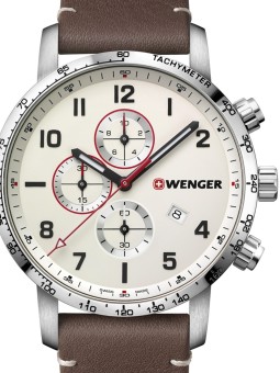 orologio uomo Wenger 01.1543.113 Attitude Chronograph 44mm 10ATM