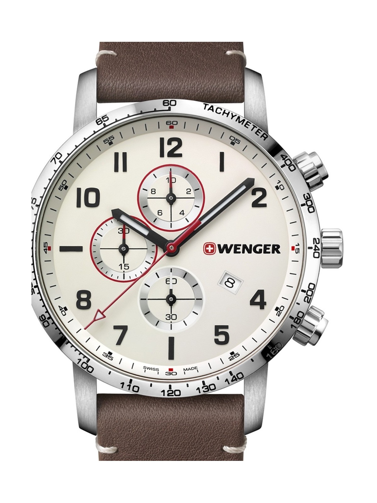 orologio uomo Wenger 01.1543.113 Attitude Chronograph 44mm 10ATM