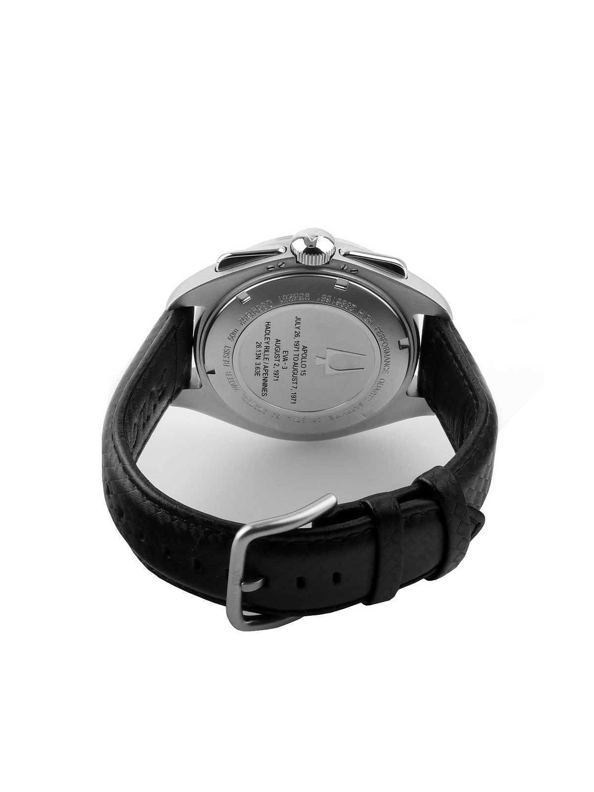 orologio uomo Bulova 96B251 Lunar Pilot Special Edit. Chronograph 45mm 5ATM