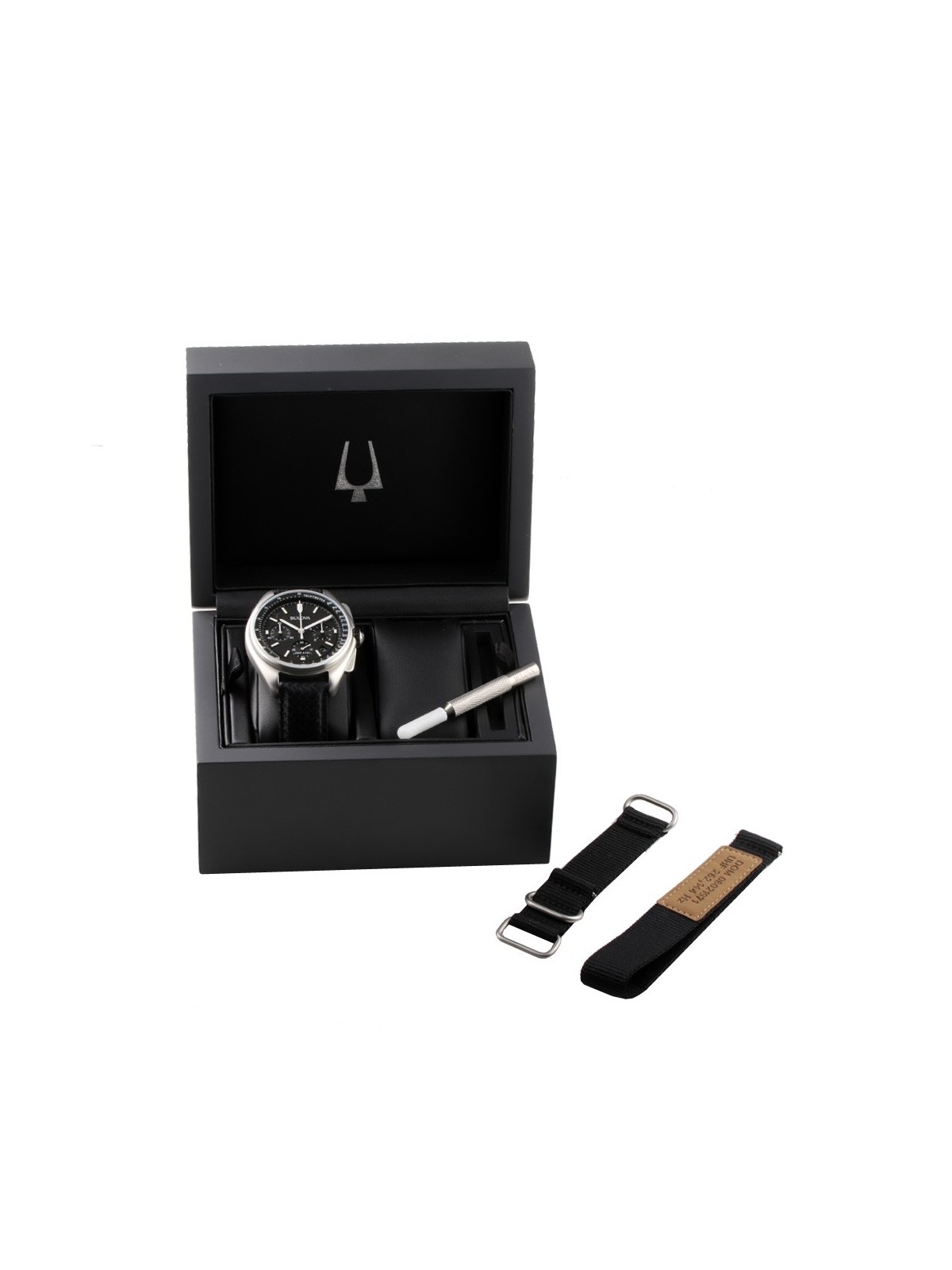 orologio uomo Bulova 96B251 Lunar Pilot Special Edit. Chronograph 45mm 5ATM