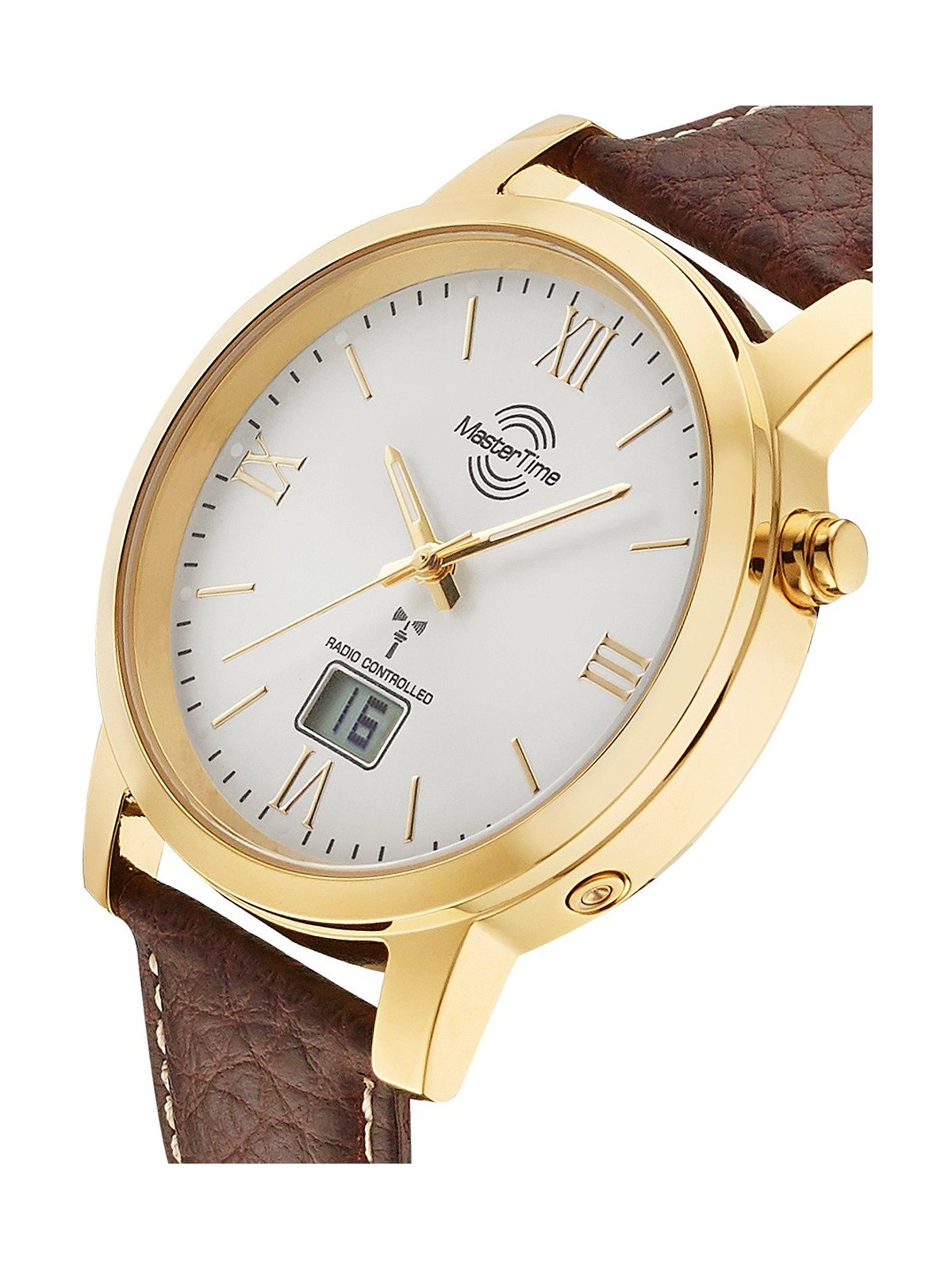 orologio uomo Master Time MTGA-10298-13L Radio Controlled Basic Series Men's 41mm 3ATM