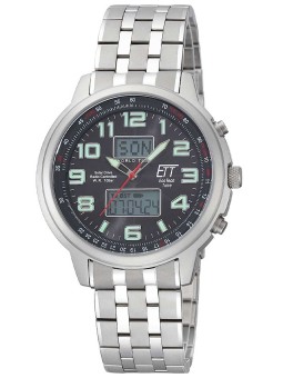 orologio uomo ETT EGS-11302-22M Solar Drive Radio Controlled Hunter II Chrono 48mm 10ATM