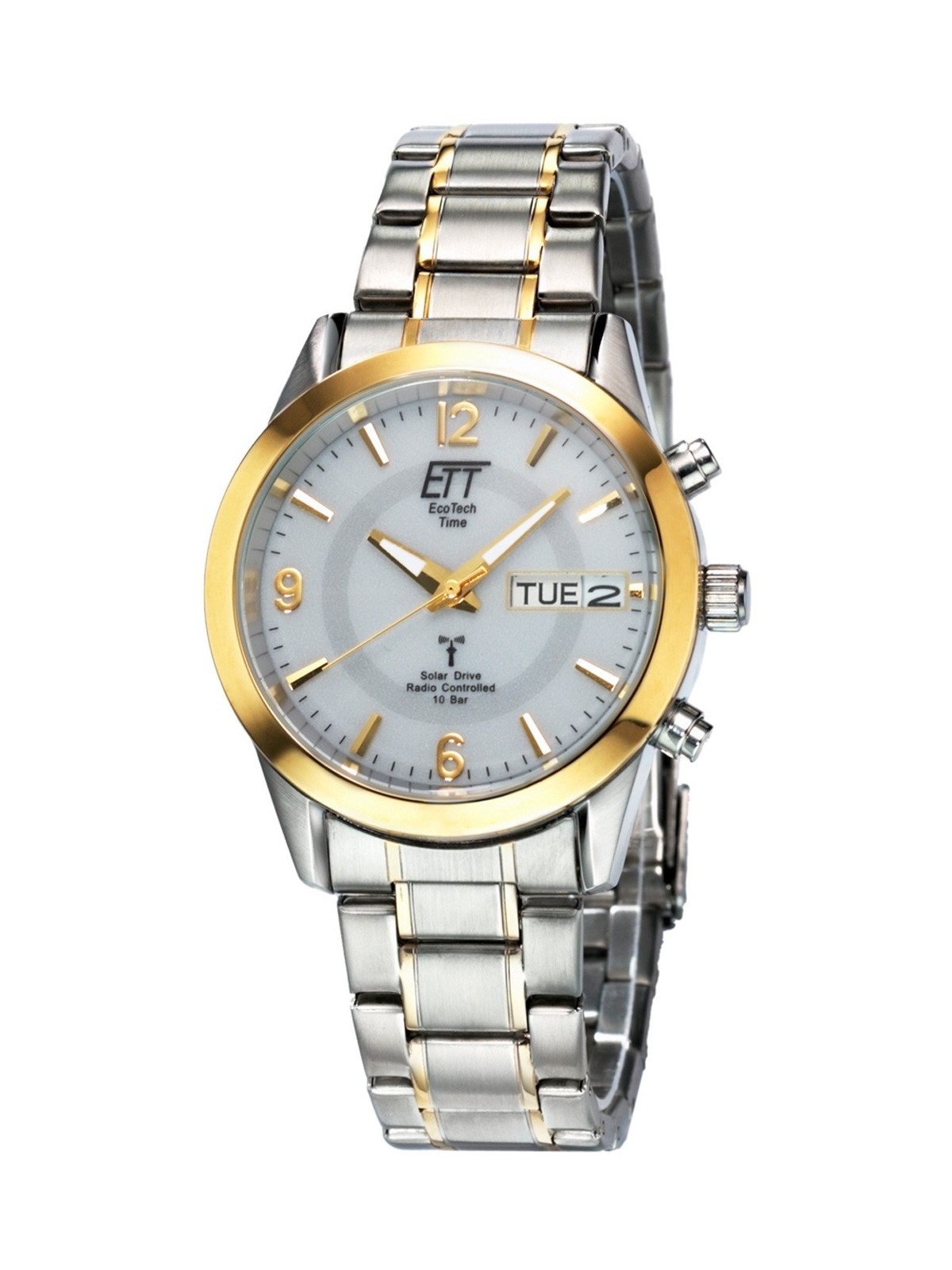 orologio uomo ETT EGS-11253-12M Solar Drive Radio Controlled Gobi Men's 40mm 10ATM