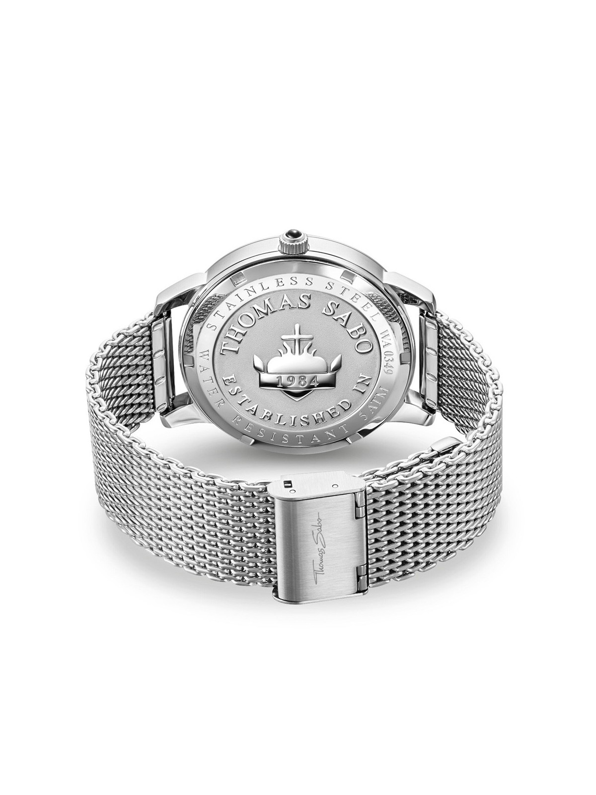 orologio uomo Thomas Sabo WA0349-201-203-42 Rebel Spirit Mens Watch 42mm 5ATM