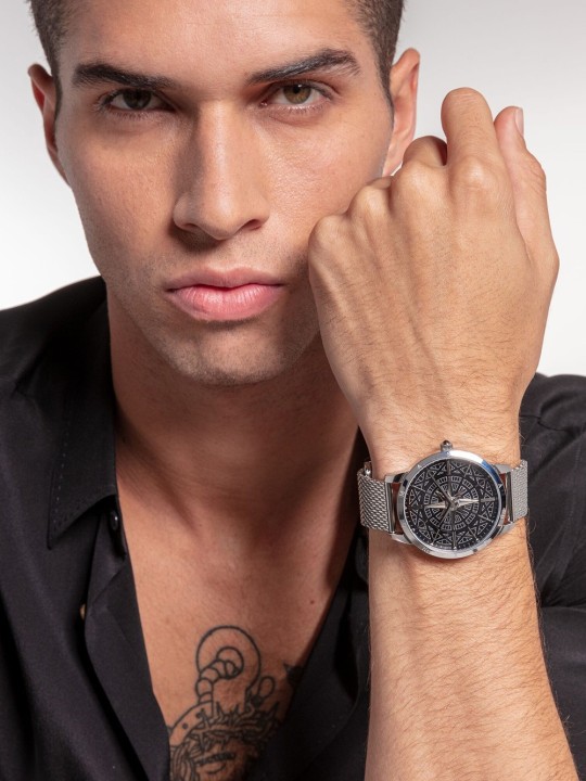 orologio uomo Thomas Sabo WA0349-201-203-42 Rebel Spirit Mens Watch 42mm 5ATM