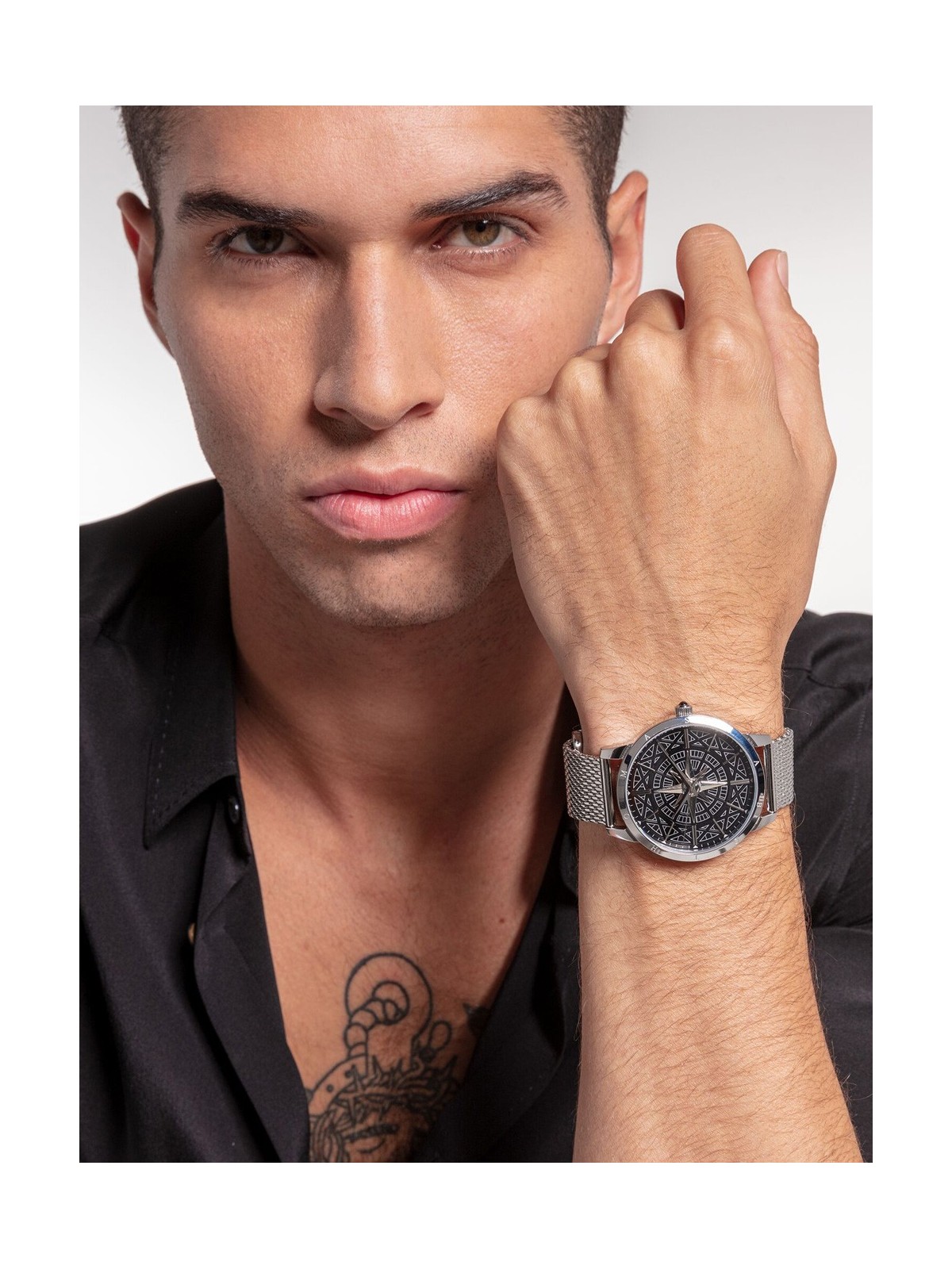 orologio uomo Thomas Sabo WA0349-201-203-42 Rebel Spirit Mens Watch 42mm 5ATM